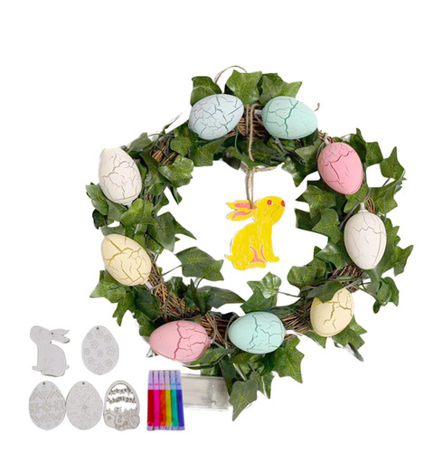 Corona De Pascua Coronas De Primavera Para Puerta Principal