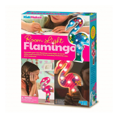 Flamingo Room Light Fm743 Luz De Noche Pr