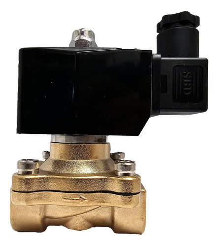 Válvula Solenoide De 1/2 En 220 Vac, Nc, Bronce, Q2bbc04