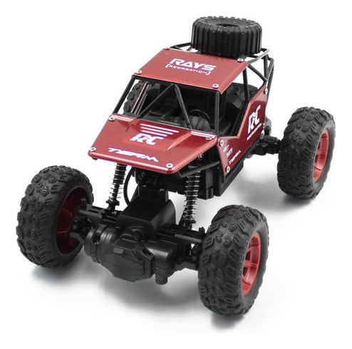 Rc Gw126 2.4ghz 4wd - Carrito De Control Remoto, Color Rojo