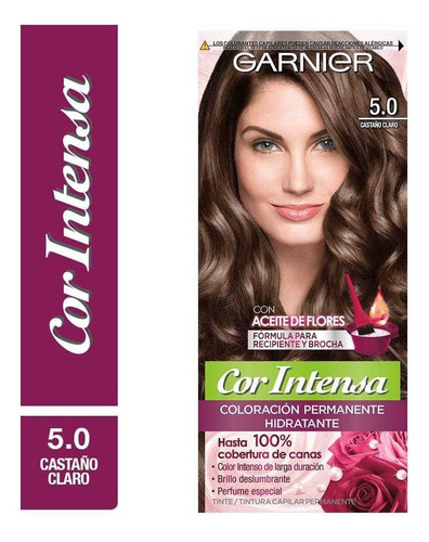 Coloración Nutrisse Cor Intensa 5.0 Castaño Claro