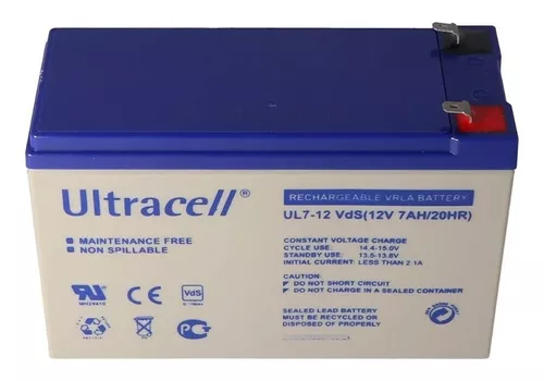 Bateria 12v 4ah Ultracell Para Alarmas Ups Cerco Eléctrico - Impormel