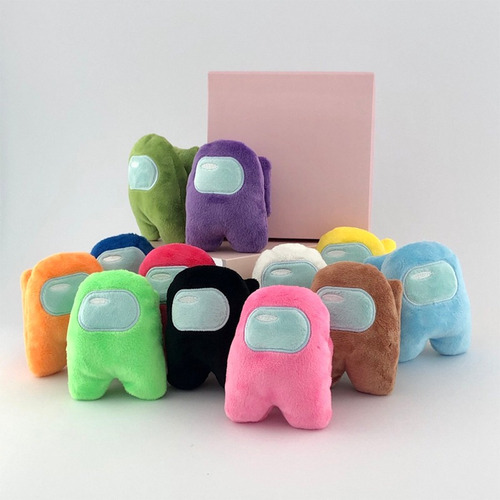 Juego De 12 Modelos De Peluche De Among Us