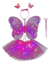 Comprar Disfraz De Hada Luminosa Para Niñ@s De 2 A 8 Años, Fiesta De Cumpleaños, Disfraz De Baile
