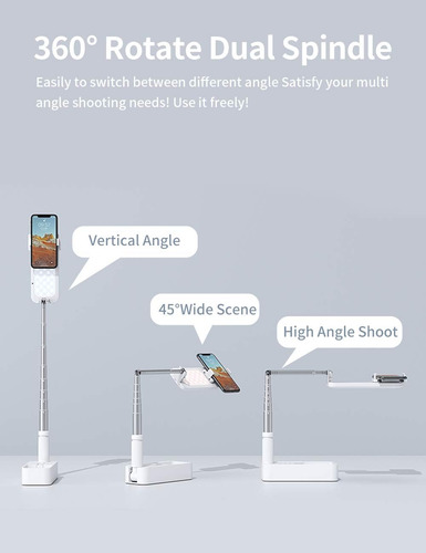 Soporte Selfie Extensible Rotación Con Soporte Para Teléfono