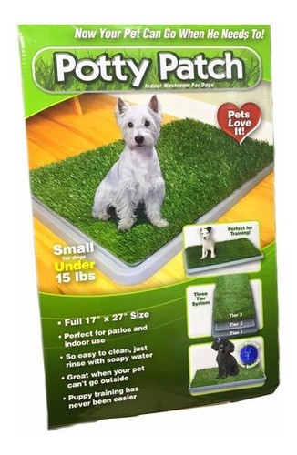 Tapete Pasto Entrenamiento Mascotas Baño Lavable Potty Patch