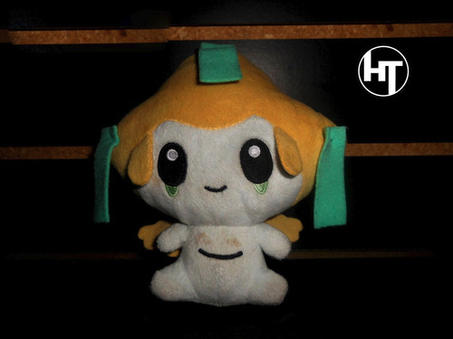 Pokemon, Jirachi, Peluche, Original, 6 Pulgadas. 