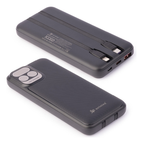 Power Bank 10.000mah Super Rápido Compatível Todos Celulares