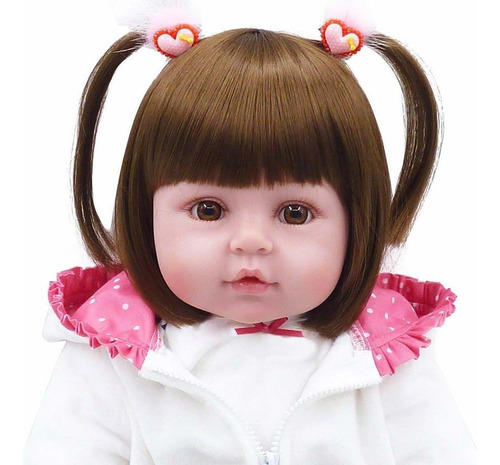 Muñeca Pinky 24 inch 61 cm Lovely Reborn Baby Girl Dolls Mnc