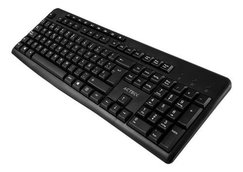 Kit De Teclado Y Mouse Acteck Mk450, Inalámbrico, Usb, Negro