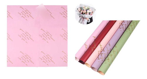 20 Pliegos Papel Coreano, Ramos, Arreglos Flores