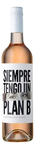 Vinho Siempre Tengo Un Plan B Rosé Malbec Pinot Noir 750ml