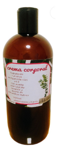 Crema Corporal Con Aceite Esencial De Lavanda Y Almendras 