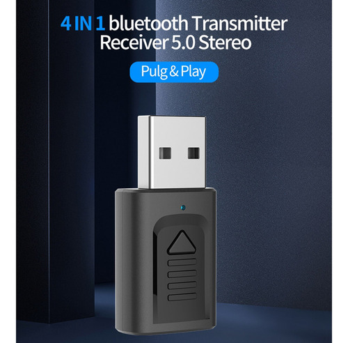 Transmisor Y Receptor Bluetooth 5,0 1 2 Dispositivos Y