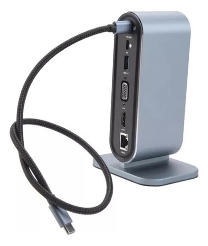 Estación De Acoplamiento Vertical Tipo C 12 En 1, Hub Usb 3.