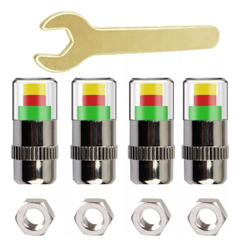 Tapones De Válvula Con Monitor De Presión De Neumáticos De 4