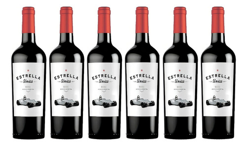 Caja X 6 - Estrella De Los Andes - Estrella Única Malbec