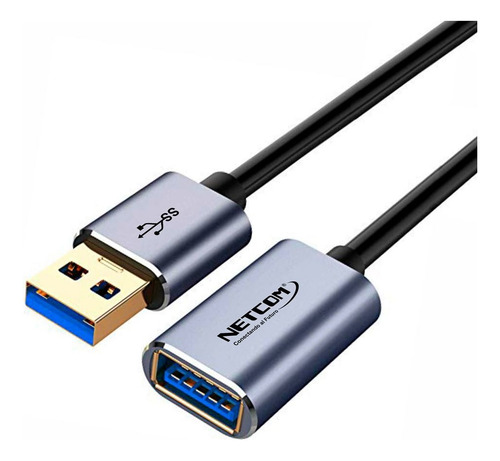 Cable Extensión Usb 3.0 Macho A Hembra 7 Metros Netcom 5gbps