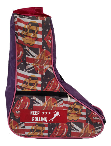 Imagen 1 de 6 de Bolso De Patin Artistico Alforja Estampado / Sublimado