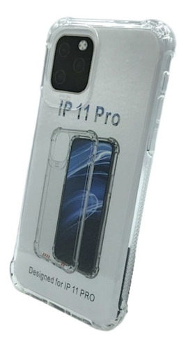Imagem 2 de 4 de Capa Capinha Silicone Compatível iPhone 11 Pro Antiimpacto