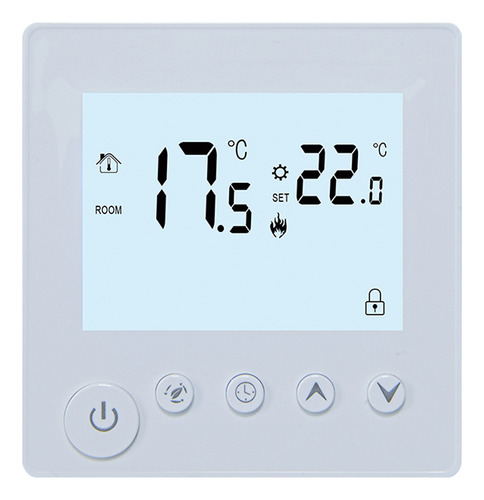 Termostato, Visualización De La Temperatura, Hora, Objetivo