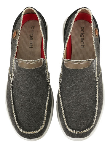 Alpargata Hombre Tela Confort Mocasin Elastico Briganti Goma