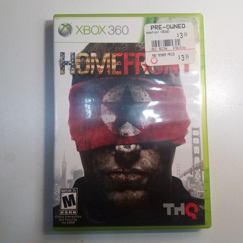 Juego Xbox 360 Homefront - Fisico