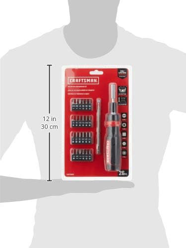 Craftsman Destornillador De Trinquete, Juego De Varias 26