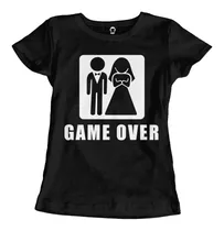 Comprar Playera Dama Game Over Gamer Despedida Soltera Boda