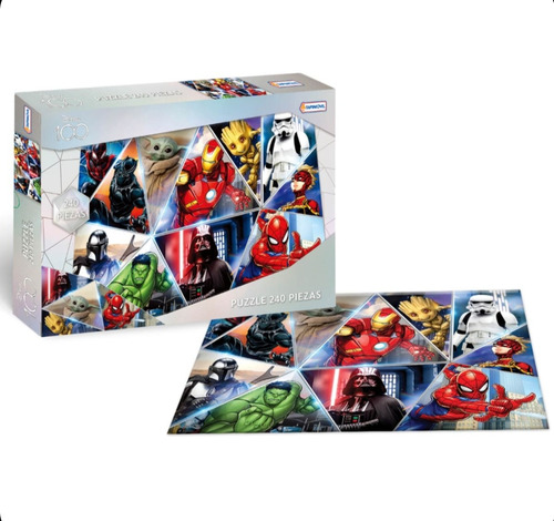 Marvel Star Wars Disney Rompecabezas 240 Piezas Tapimovil 