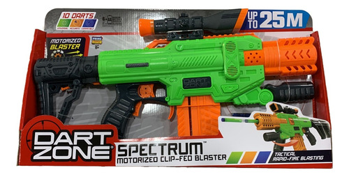 Pistola Dart Zone Spectrum Motorized Clip Fed Blaster