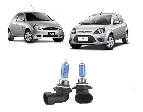 Kit 2 Lampadas Super Brancas Farol De Milha Hb4 Ford Ka