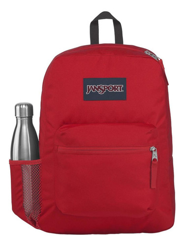Mochila Jansport Rojo Cross Town Diseño Liso Rojo