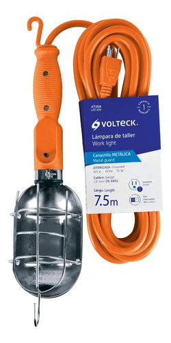 Lámpara De Taller Cable De 8 M Metálica 47259