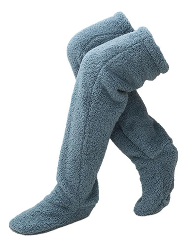 - Calentadores De Piernas De Felpa Legging Medias Calcetines