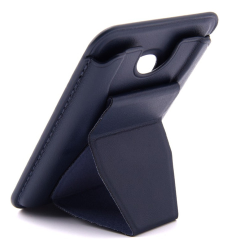Tarjetero Porta Tarjeta Magnetico Con Soporte Azul Choetech Diseño De La Tela Liso