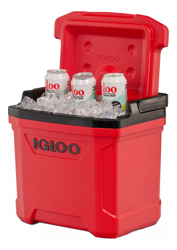 Igloo Latitude Hielera Portatil 16qt(15.14 Lts) Red Heat 2