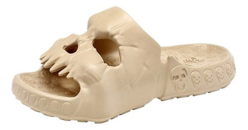 Zapatillas Antiolor De Suela Gruesa Con Diseño De Calavera E