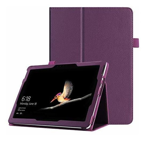 Surface Go Funda, Ratesell Slim Libro Cuero Folio Stand