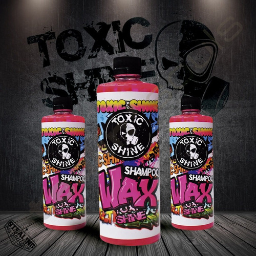 Imagen 1 de 10 de Toxic Shine | Wax Plus Carnauba | Shampoo | 600cc