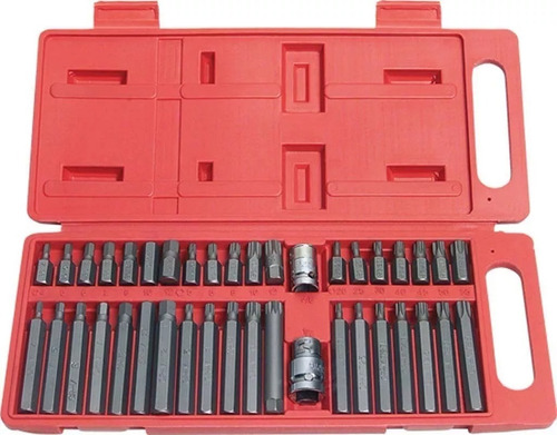 Jogo Bits Chaves Multidentada Torx Allen 40pçs Western 6840