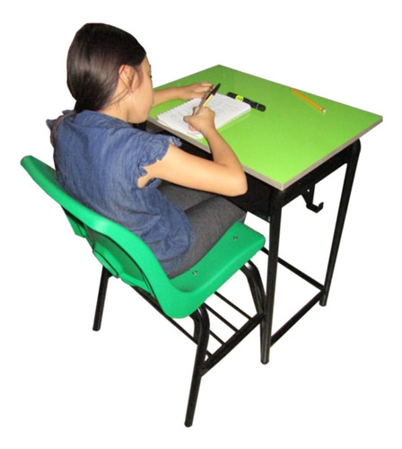 Mesa Escolar Con Silla Para Niños De 1 A 2do De Primaria