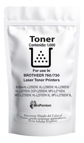 Kilo Para Brother Tn760/tn730 Impr L2550dw 2370dw L2750dw