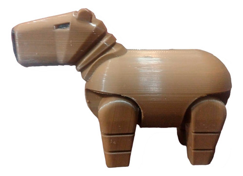 Carpincho Capibara Articulado Impresion 3d
