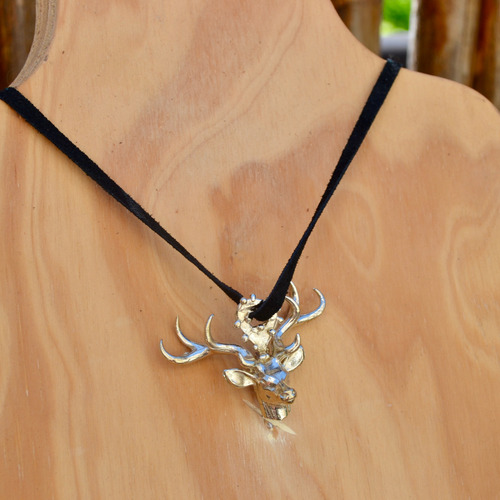 Collar De Ciervo, Animal, Joyeria De Autor, Cod1