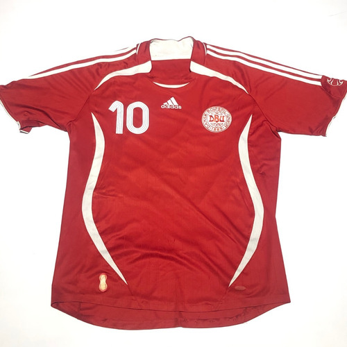 Camiseta De Dinamarca adidas Modelo 2006 Talle L Numero 10 ! | MercadoLibre