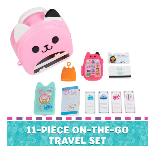 Gabby's Dollhouse On The Go Travel Set Mochila De Viaje