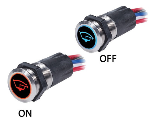 Switch De Panel Marino/push Button Bluesea On/off 15amp.