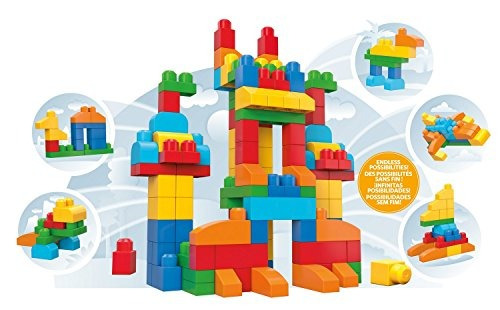Bolsa De Construcción Mega Bloks Deluxe De 150 Piezas