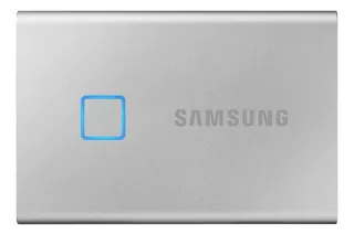 Disco sólido SSD externo Samsung Portable SSD T7 MU-PC500 500GB plata